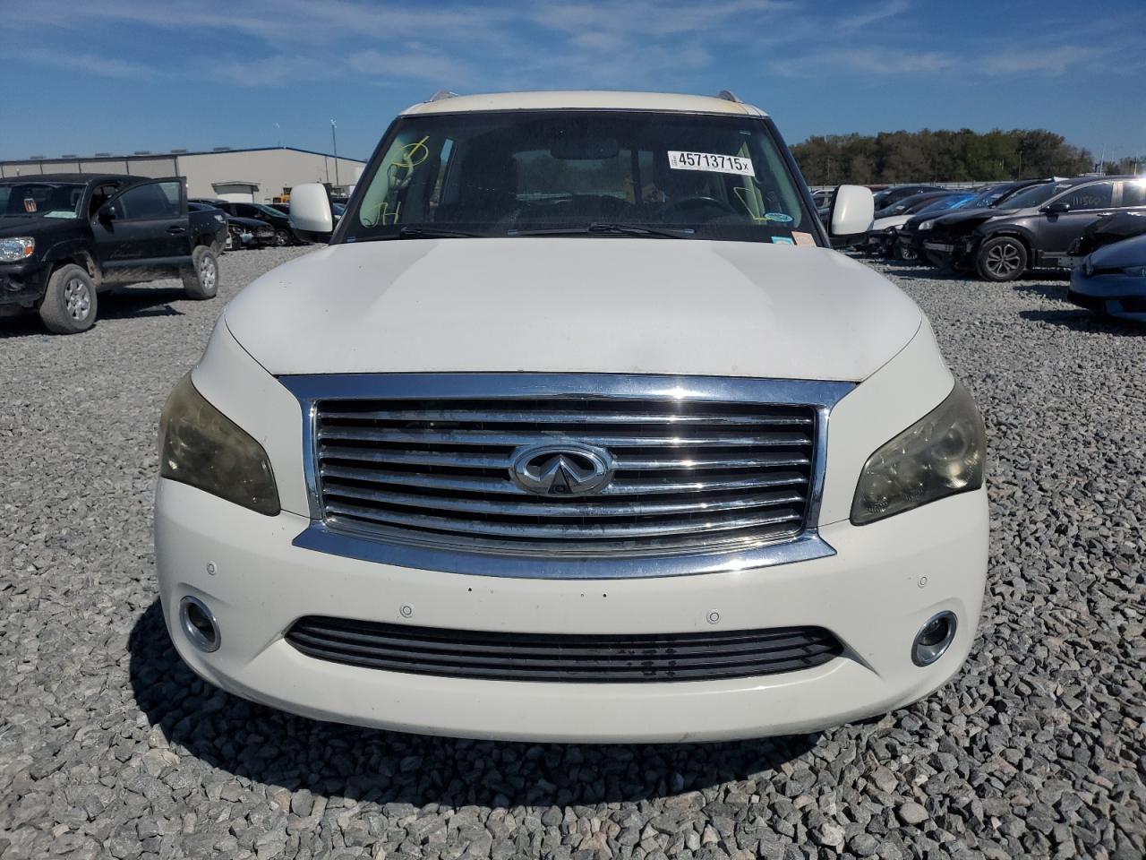 2014 Infiniti QX80 VIN JN8AZ2NE4E9066021 Copart auction photo, side / rear end damage thumbnail 5
