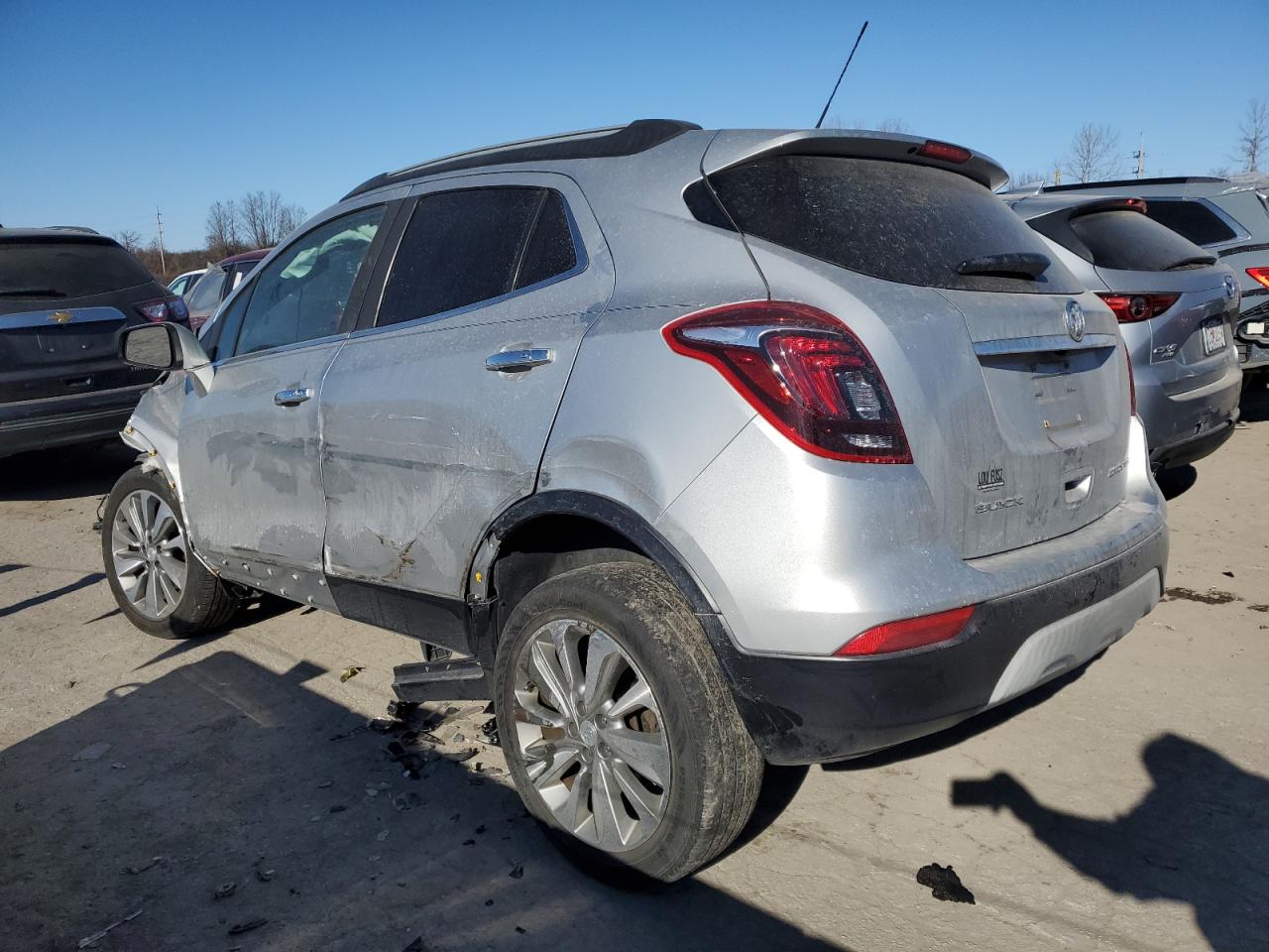 2017 Buick Encore VIN KL4CJASBXHB128819 Copart auction photo, front end / side damage thumbnail 2