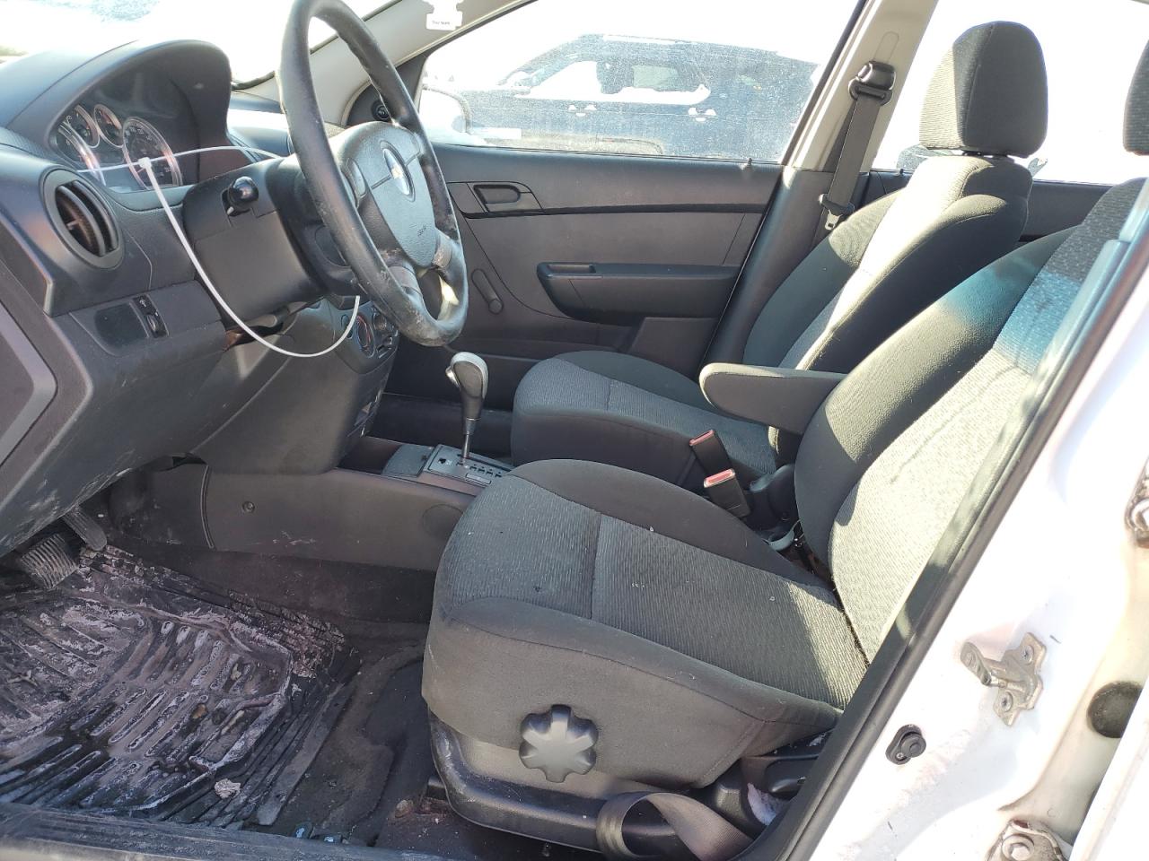 2009 Chevrolet Aveo VIN 3G1TV55E49L122336 Copart auction photo, rear end / side damage thumbnail 7