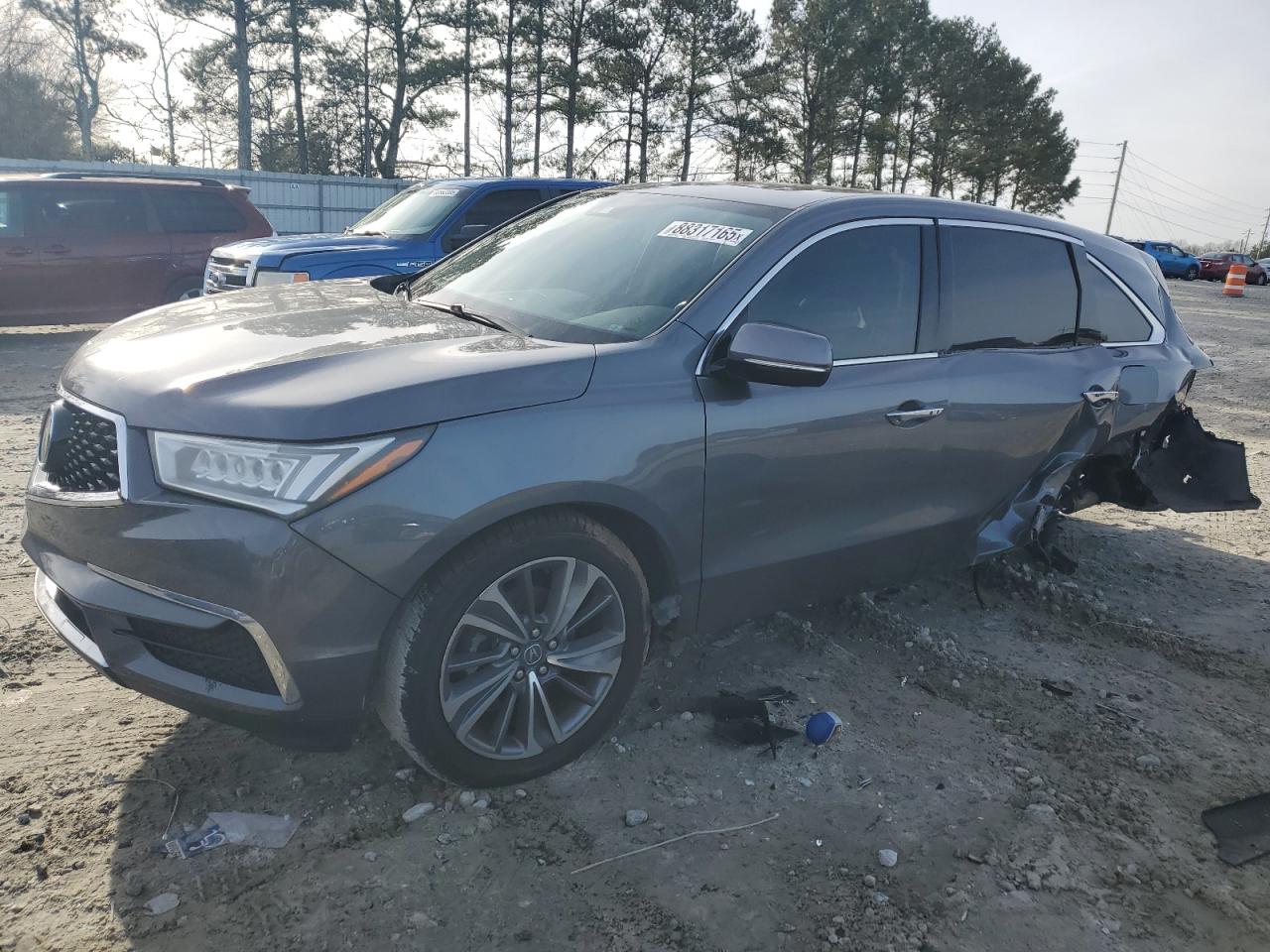2017 Acura MDX VIN 5FRYD3H54HB000474 - Copart auction photo