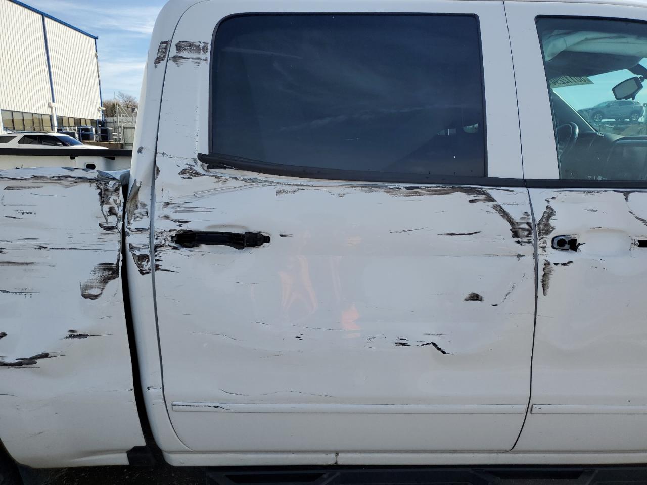 2016 Chevrolet Silverado VIN 3GCUKREC0GG244403 Copart auction photo, side damage thumbnail 10