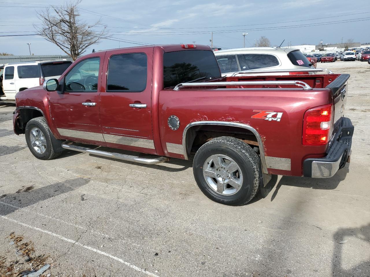 2008 Chevrolet Silverado VIN 3GCEK13368G257585 Copart auction photo, all over damage thumbnail 2