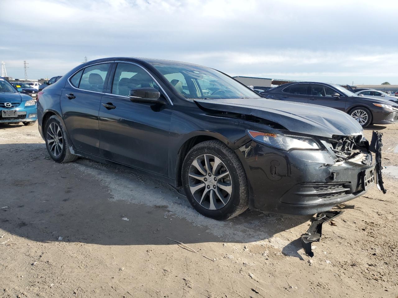 2015 Acura TLX VIN 19UUB1F57FA020321 Copart auction photo, front end damage thumbnail 4