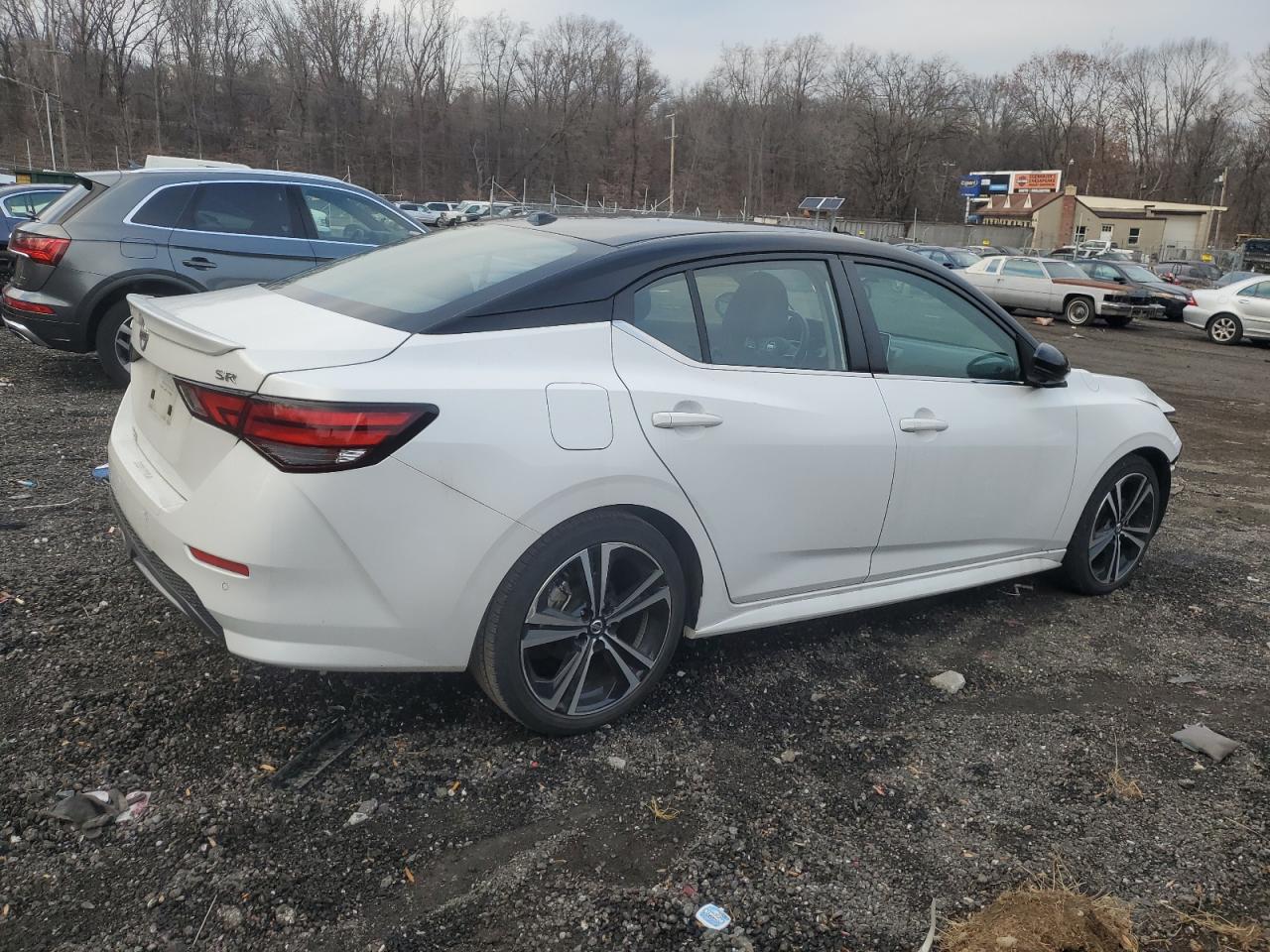 2022 Nissan Sentra VIN 3N1AB8DV6NY278968 Copart auction photo, front end / minor dent/scratches damage thumbnail 3
