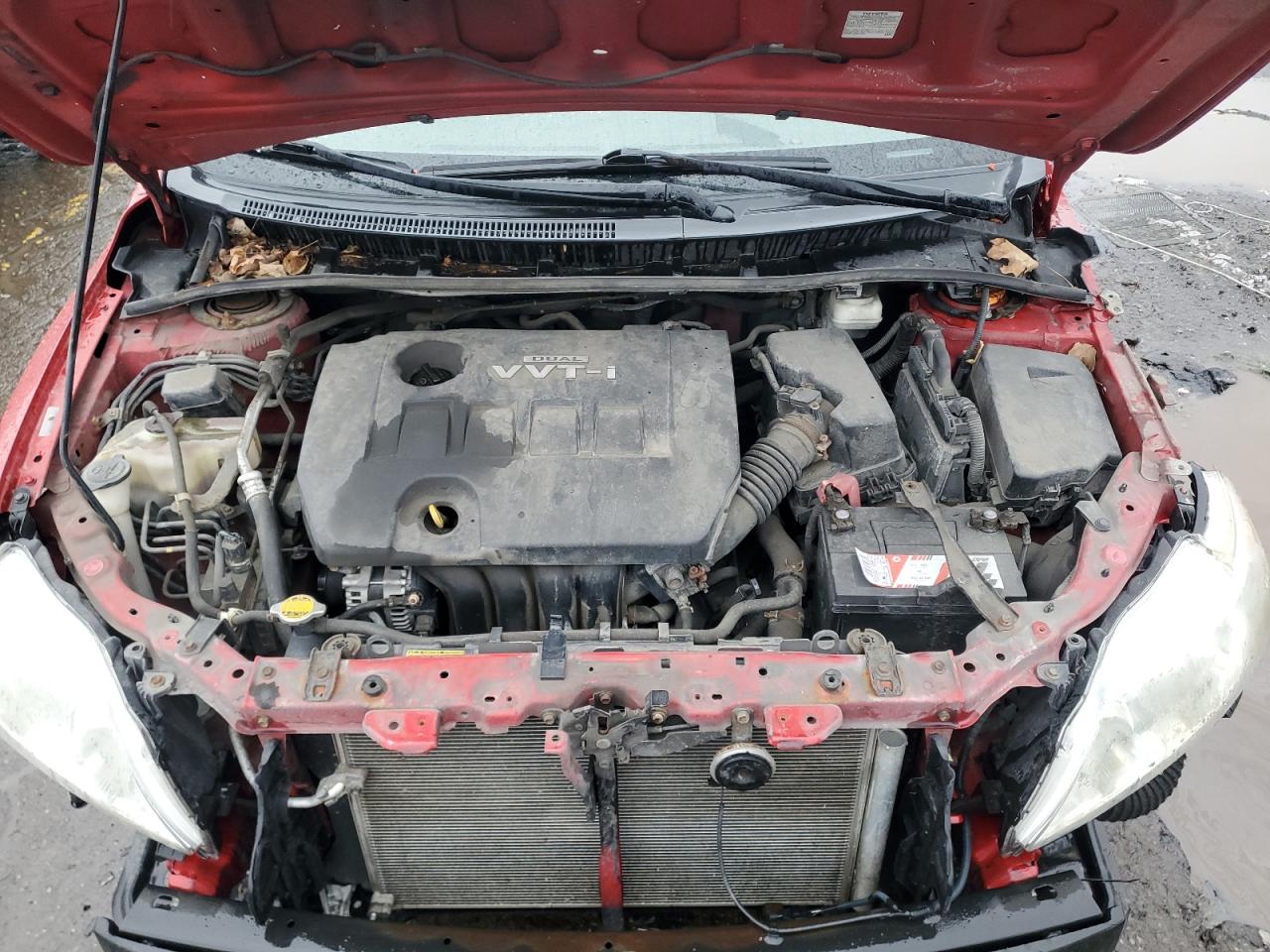 2010 Toyota Corolla VIN 1NXBU4EE5AZ339948 Copart auction photo, front end damage thumbnail 11