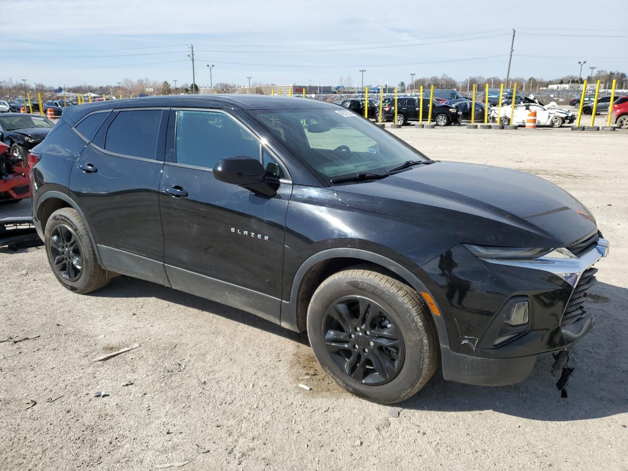 2021 Chevrolet Blazer VIN 3GNKBCRS4MS571280 Copart auction photo, front end / minor dent/scratches damage thumbnail 4