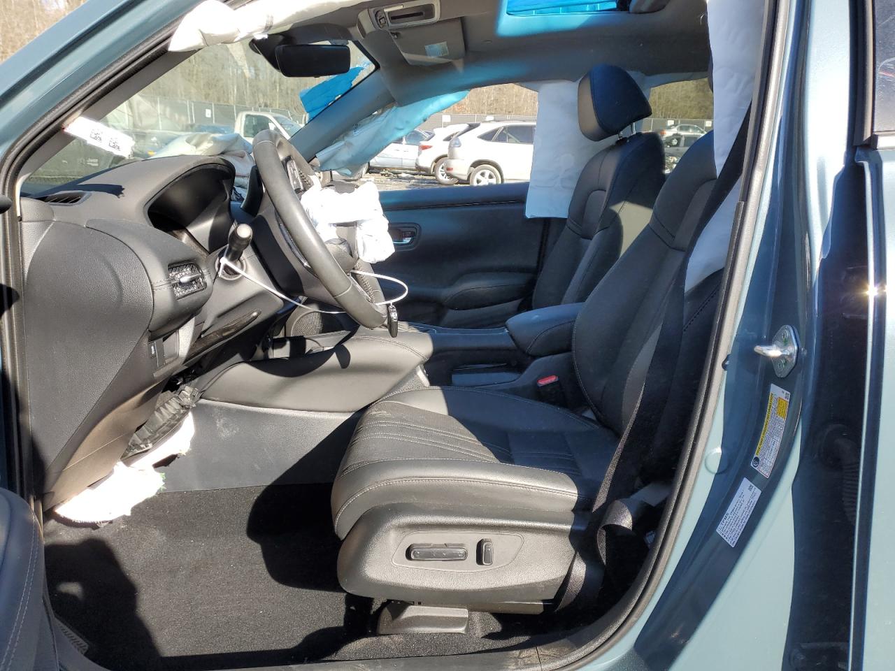 2024 Honda HR-V VIN 3CZRZ2H77RM783896 Copart auction photo, all over damage thumbnail 7
