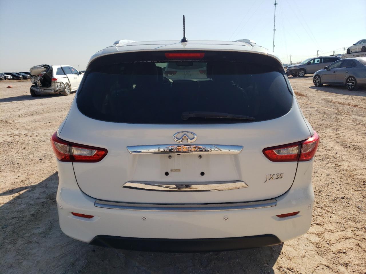2013 Infiniti JX VIN 5N1AL0MM5DC351818 Copart auction photo, front end / undercarriage damage thumbnail 6
