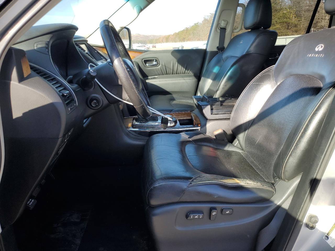 2011 Infiniti QX56 VIN JN8AZ2NE7B9002065 Copart auction photo, front end / mechanical damage thumbnail 7