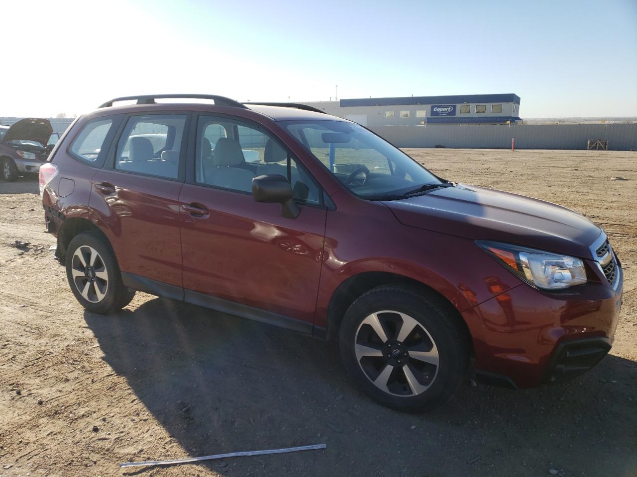 2018 Subaru Forester VIN JF2SJABCXJH568277 Copart auction photo, rear end damage thumbnail 4