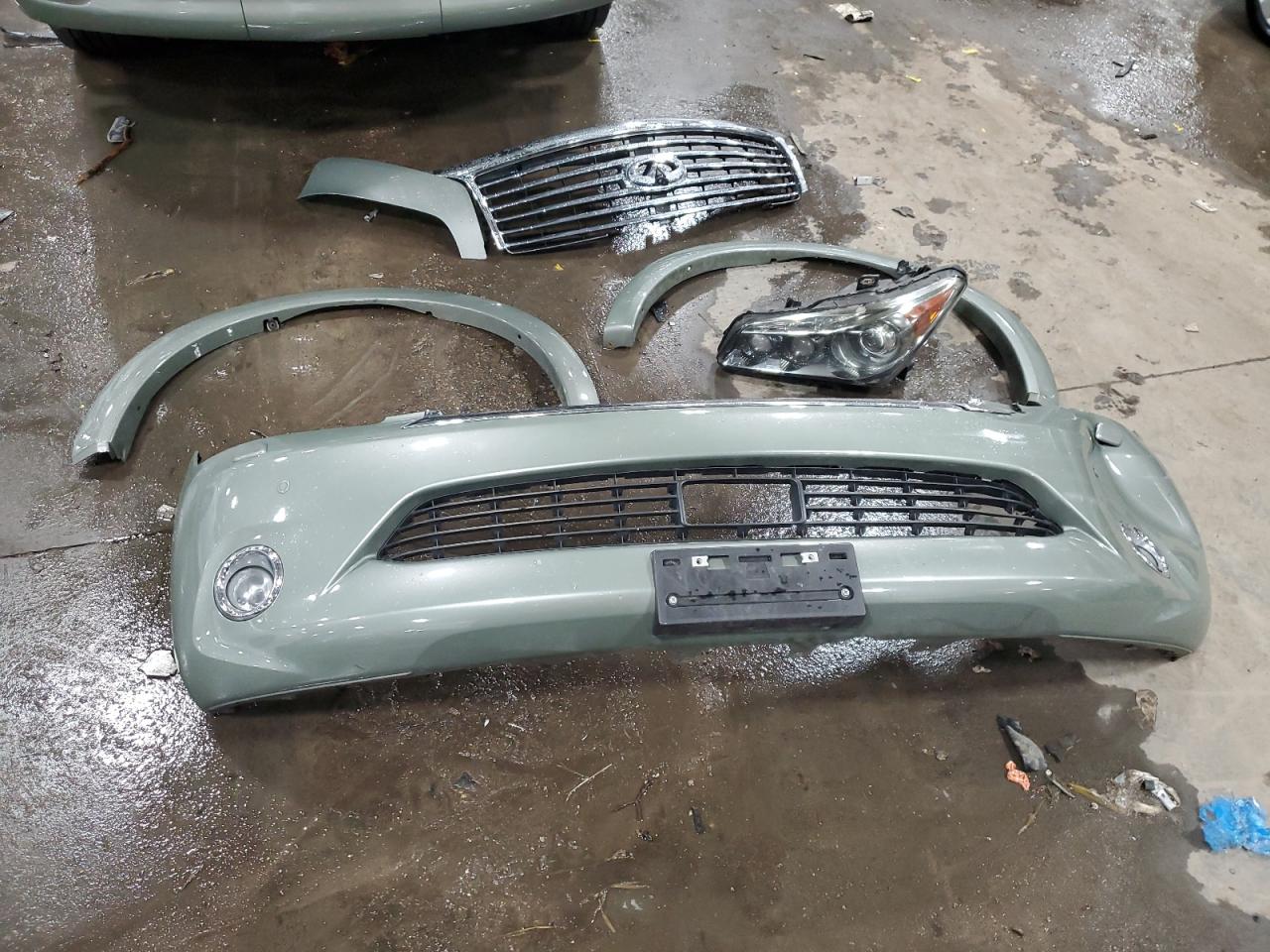 2011 Infiniti QX56 VIN JN8AZ2NEXB9000150 Copart auction photo, front end damage thumbnail 13