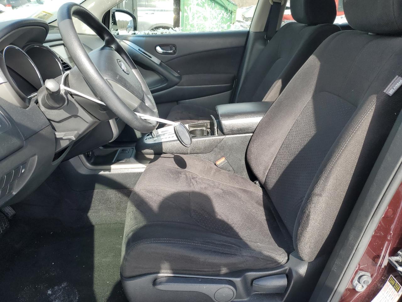 2014 Nissan Murano VIN JN8AZ1MW1EW521171 Copart auction photo, front end / undercarriage damage thumbnail 7