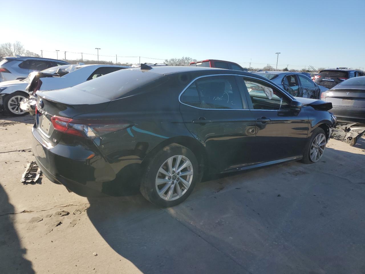 2023 Toyota Camry VIN 4T1C11AK7PU739316 Copart auction photo, front end / rear end damage thumbnail 3
