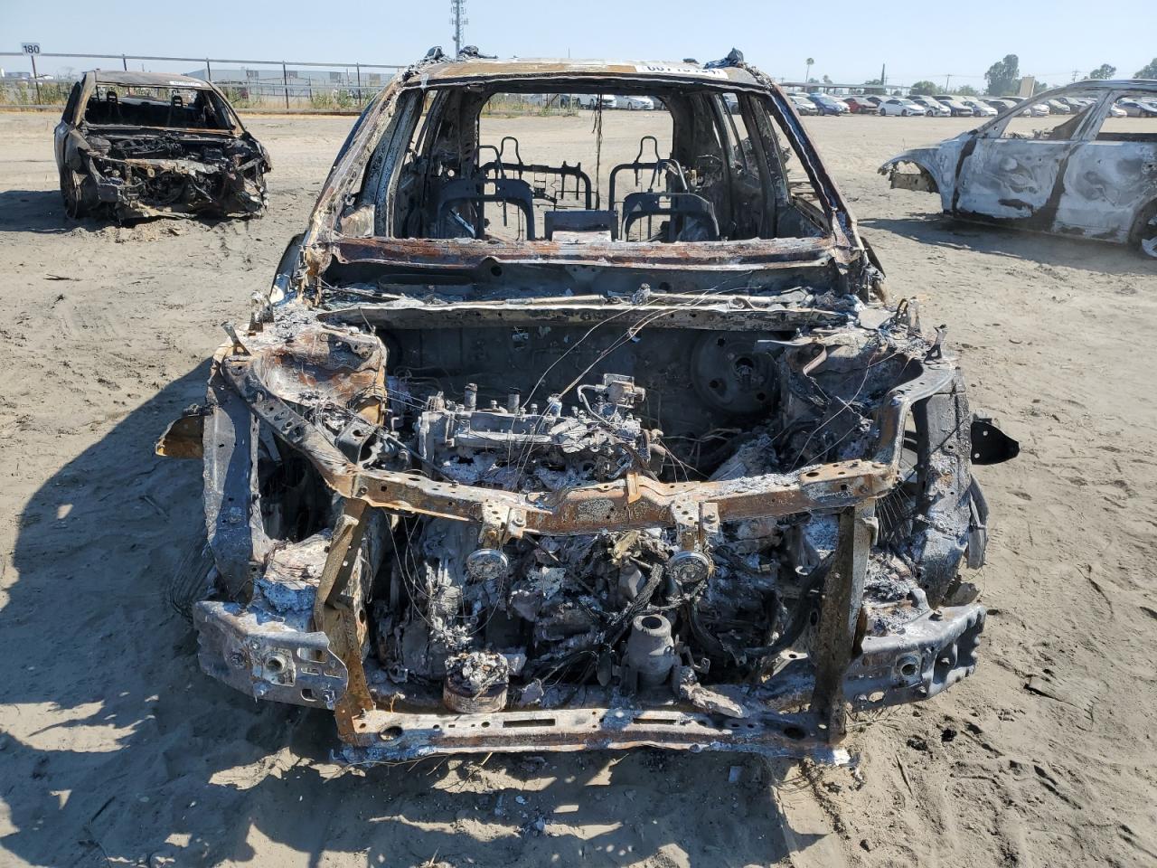 2021 Toyota RAV 4 VIN JTMC1RFV9MD065509 Copart auction photo, burn damage thumbnail 5
