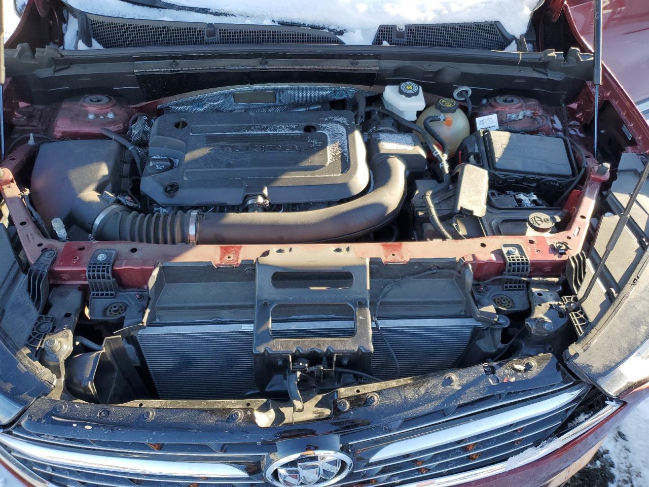 2022 Buick Envision VIN LRBAZLR4XND164615 Copart auction photo, front end damage thumbnail 14