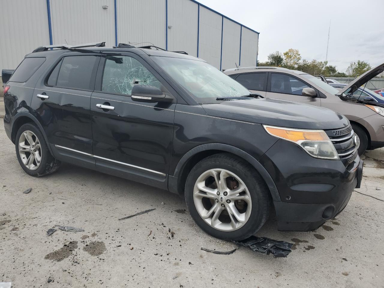 2012 Ford Explorer VIN 1FMHK8F87CGA78307 Copart auction photo, top/roof / side damage thumbnail 4