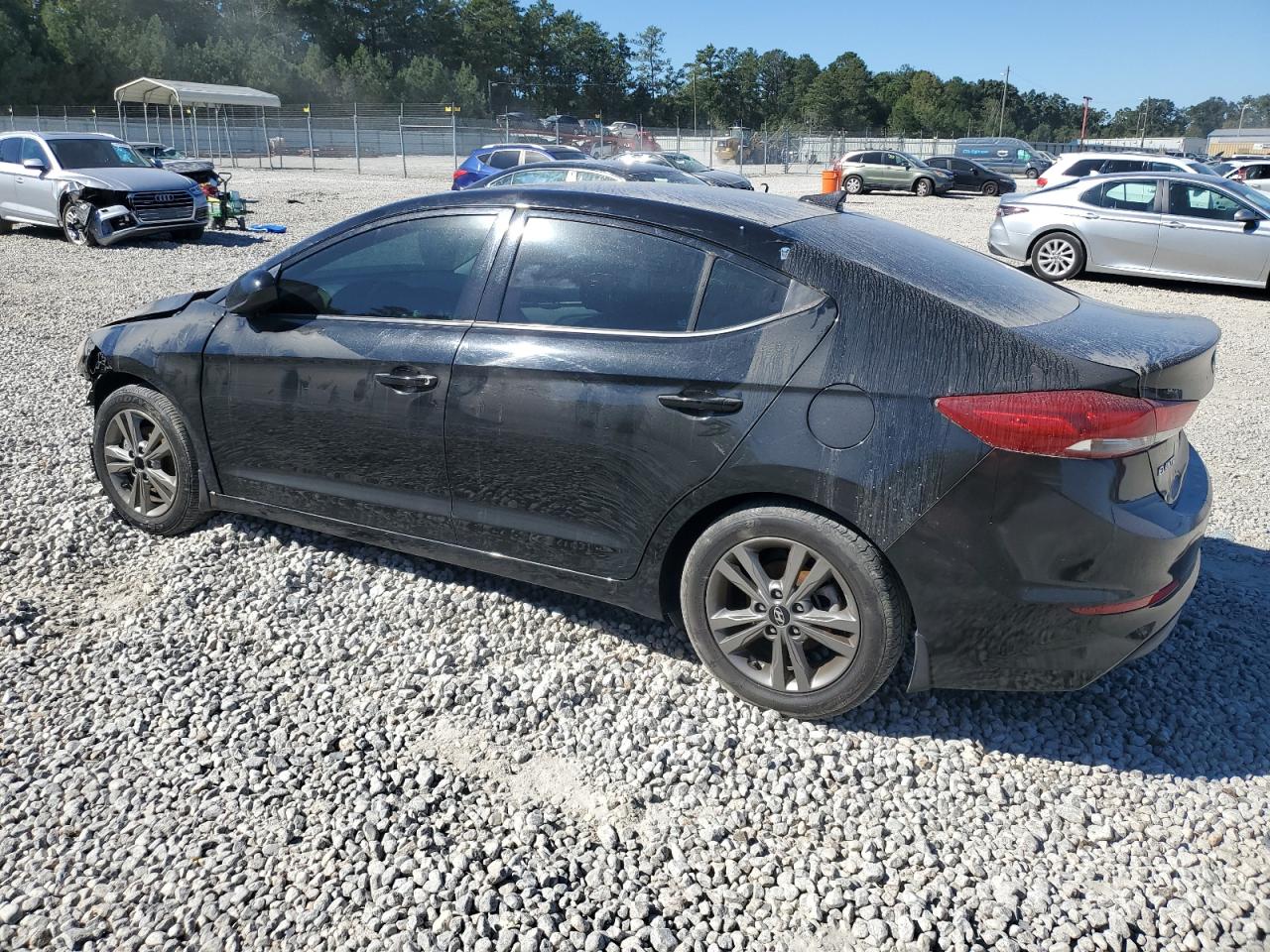 2018 Hyundai Elantra VIN 5NPD84LF2JH356861 Copart auction photo, front end damage thumbnail 2