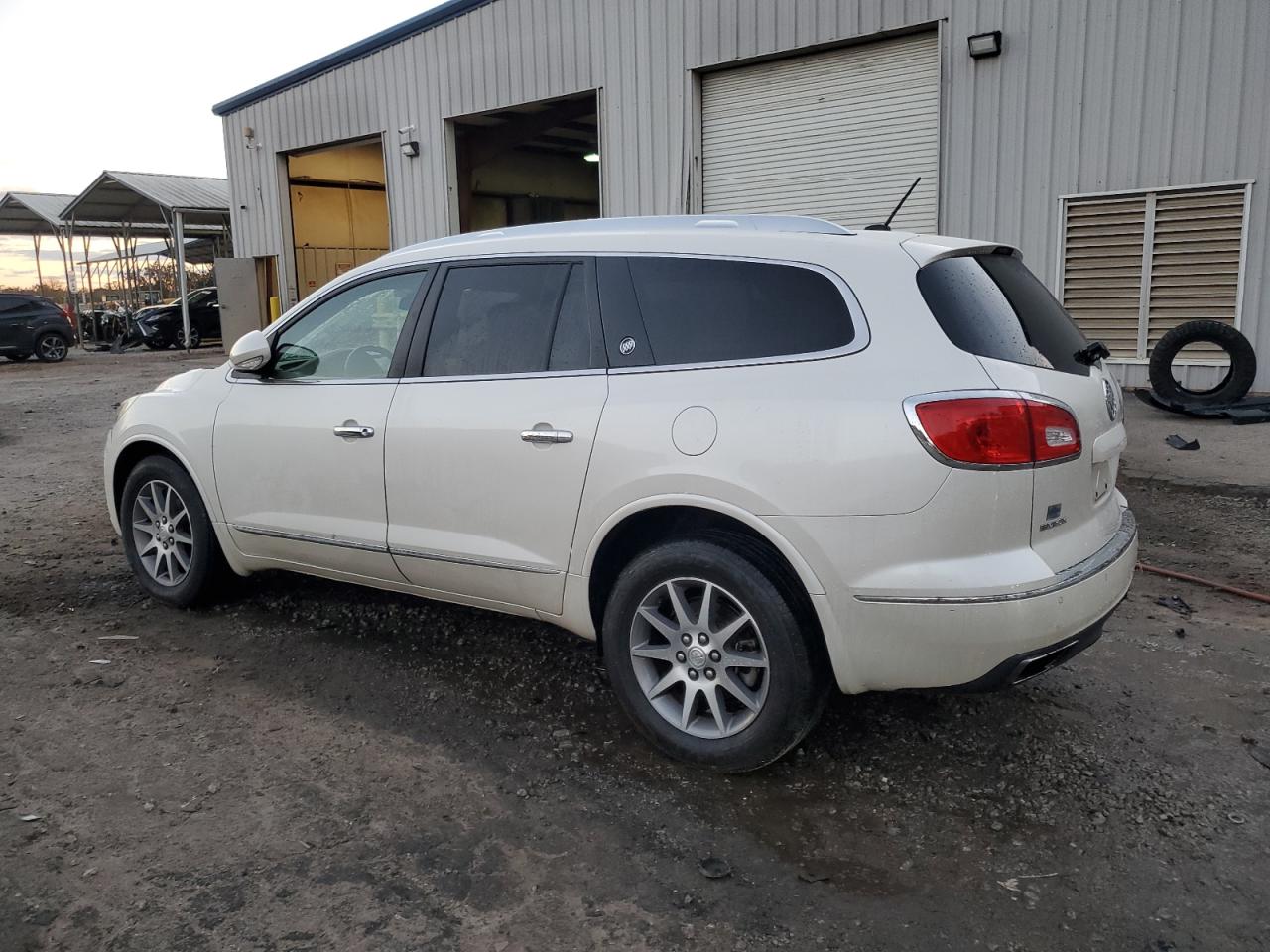 2013 Buick Enclave VIN 5GAKVCKD7DJ167744 Copart auction photo, front end / side damage thumbnail 2