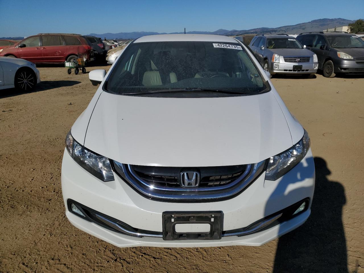 2015 Honda Civic VIN 19XFB4F38FE201822 Copart auction photo, side damage thumbnail 5