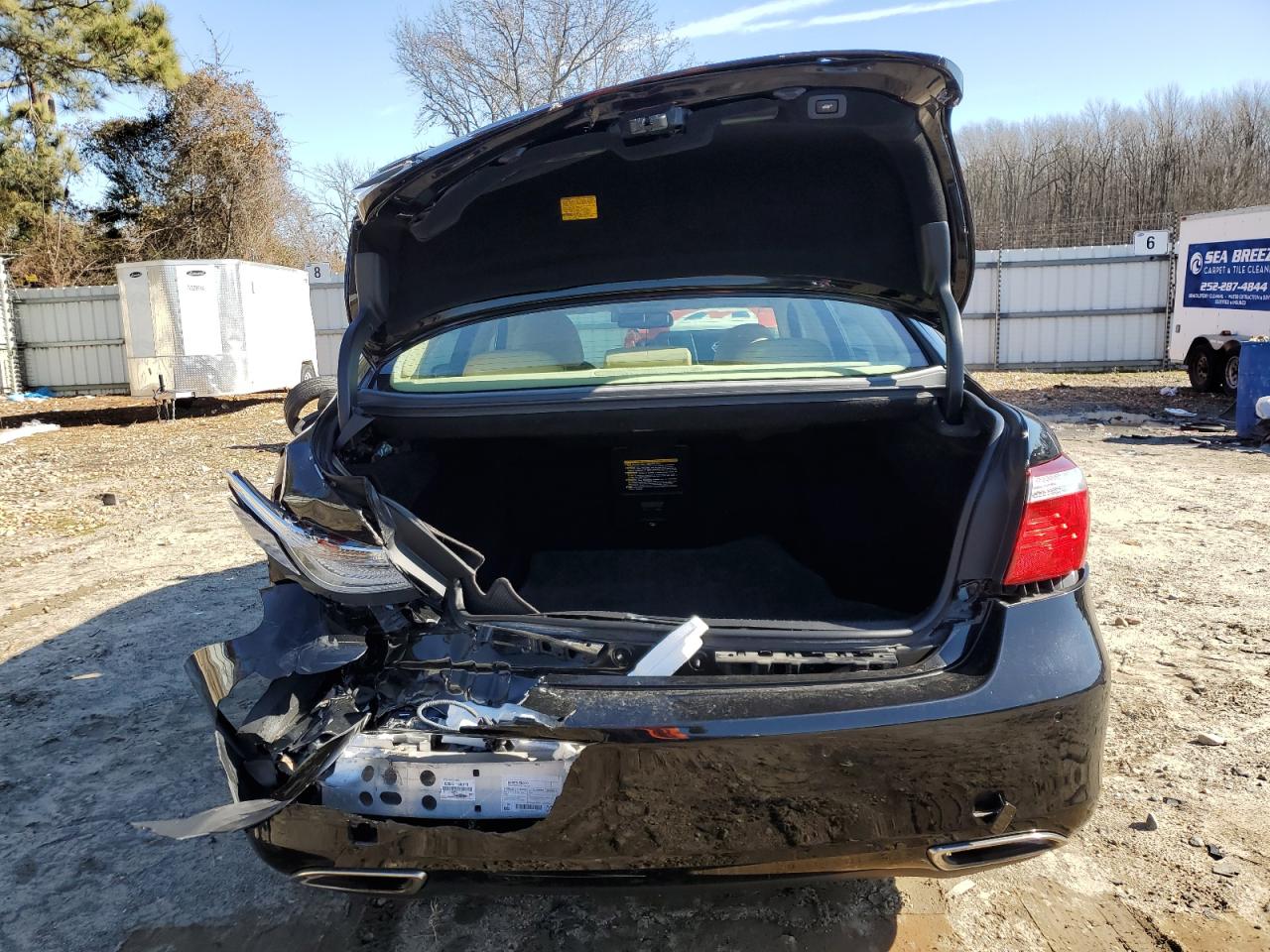 2008 Lexus LS VIN JTHGL46F485022217 Copart auction photo, rear end / minor dent/scratches damage thumbnail 6