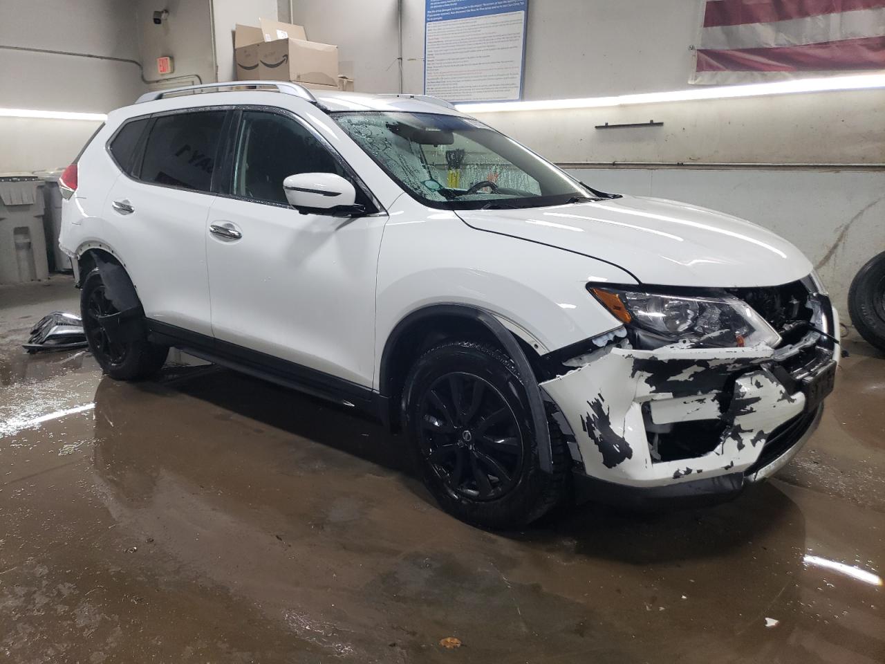 2017 Nissan Rogue VIN KNMAT2MV4HP598707 Copart auction photo, front end / rear end damage thumbnail 4