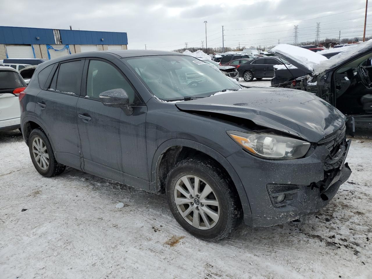 2016 Mazda CX-5 VIN JM3KE4CY3G0614979 Copart auction photo, front end damage thumbnail 4