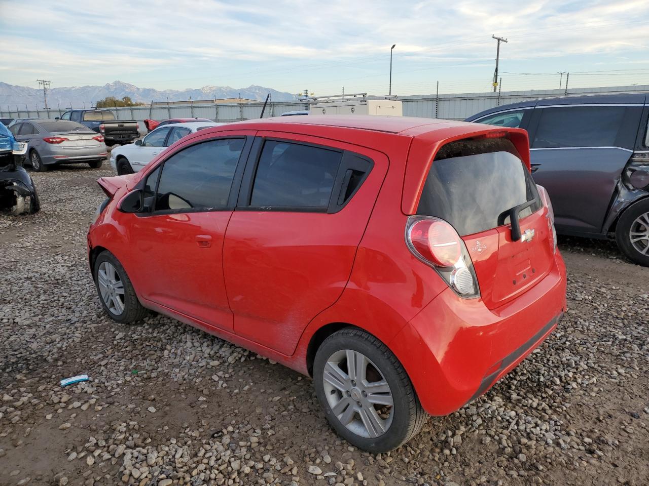 2015 Chevrolet Spark VIN KL8CA6S92FC813235 Copart auction photo, front end damage thumbnail 2
