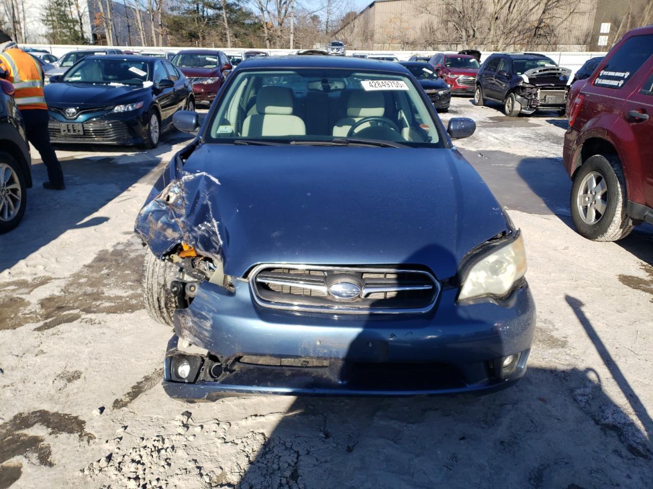 2007 Subaru Legacy VIN 4S3BL616577214750 Copart auction photo, front end / minor dent/scratches damage thumbnail 5