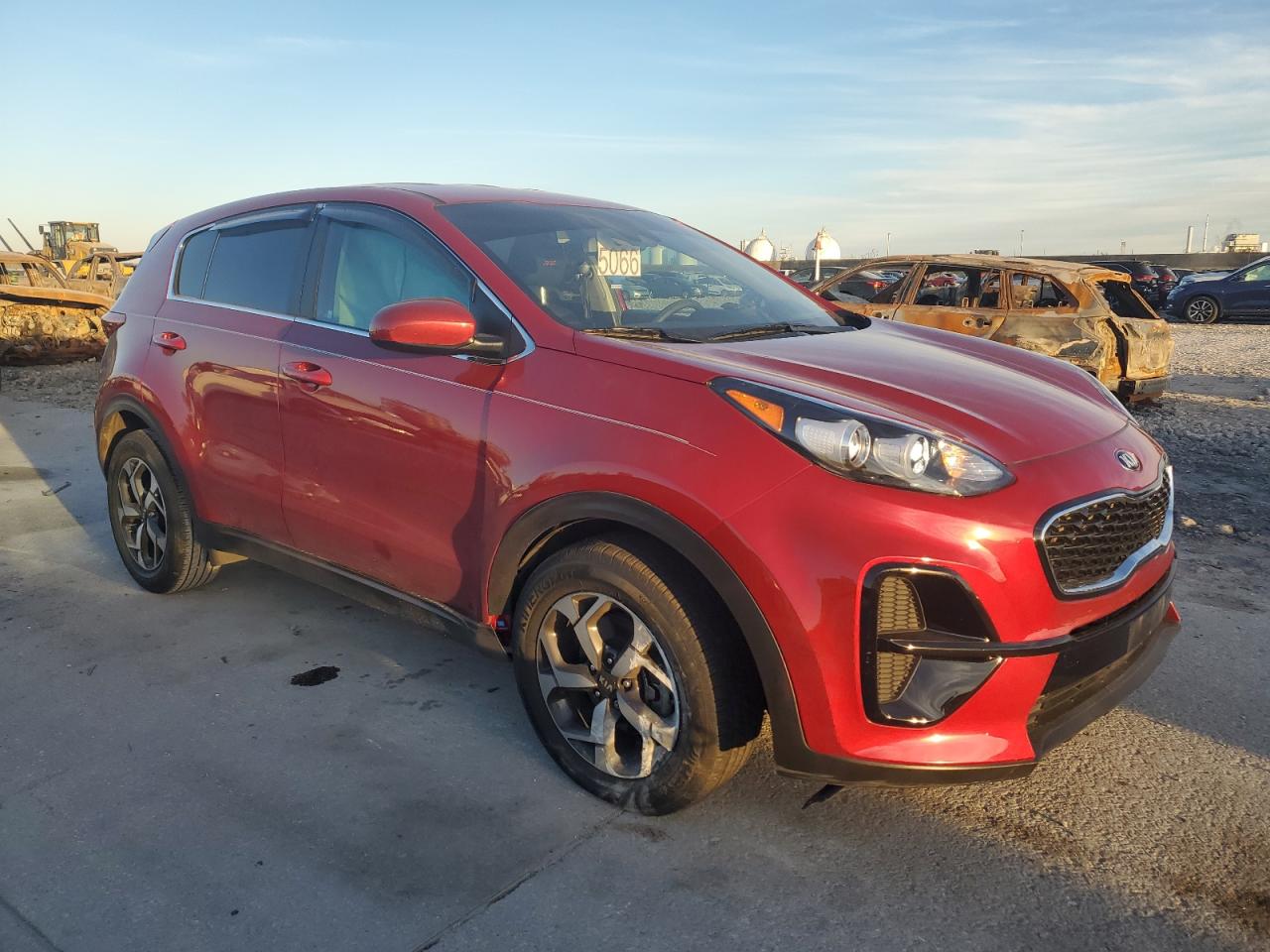 2021 KIA Sportage VIN KNDPM3AC5M7945116 Copart auction photo, undercarriage damage thumbnail 4