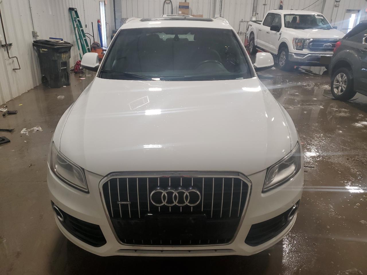 2014 Audi Q5 VIN WA1LFAFP5EA072846 Copart auction photo, undercarriage / side damage thumbnail 5