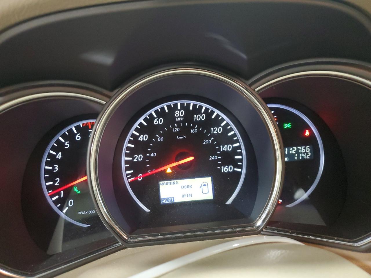 2014 Nissan Murano VIN JN8AZ1MUXEW403716 Copart auction photo, front end damage thumbnail 9