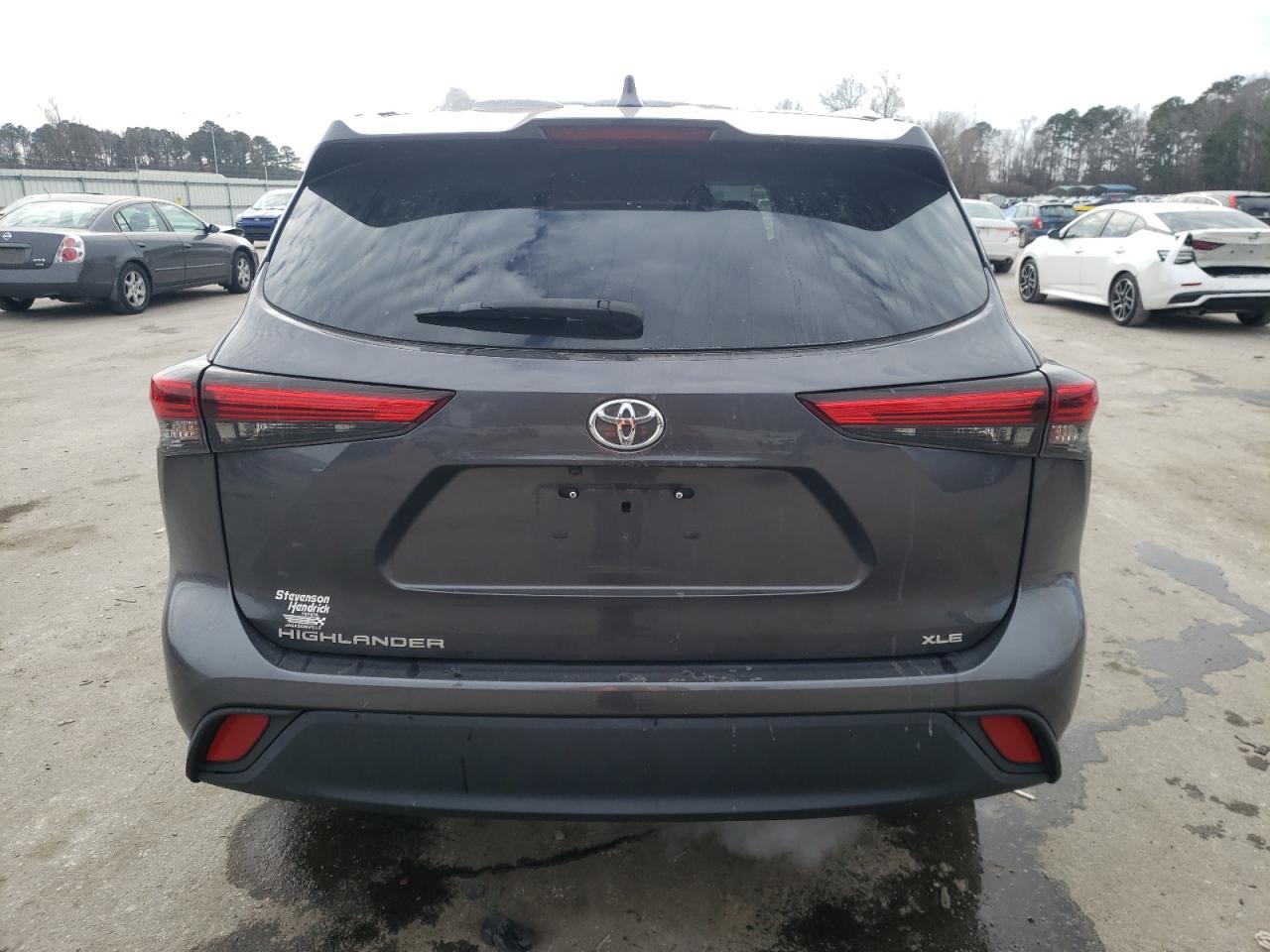 2021 Toyota Highlander VIN 5TDGZRAH0MS034097 Copart auction photo, all over / frame damage damage thumbnail 6