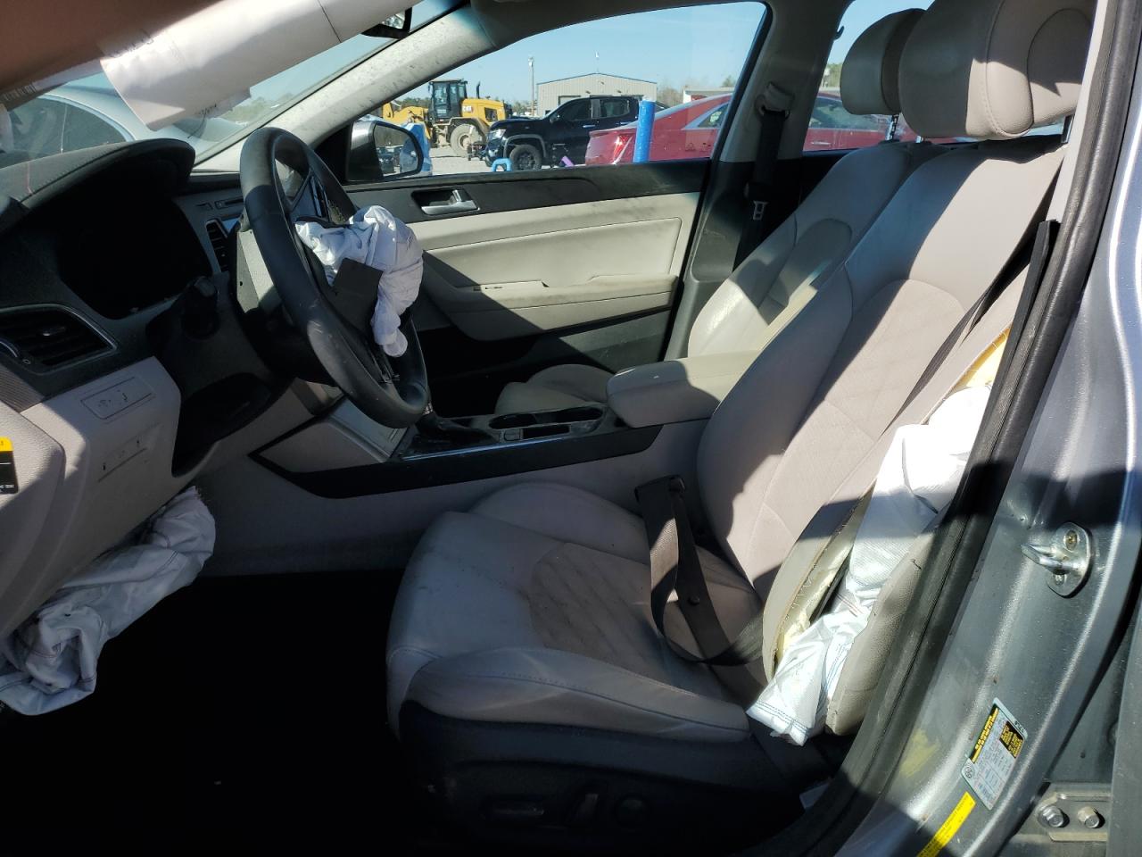 2015 Hyundai Sonata VIN 5NPE34AF7FH085776 Copart auction photo, front end / side damage thumbnail 7