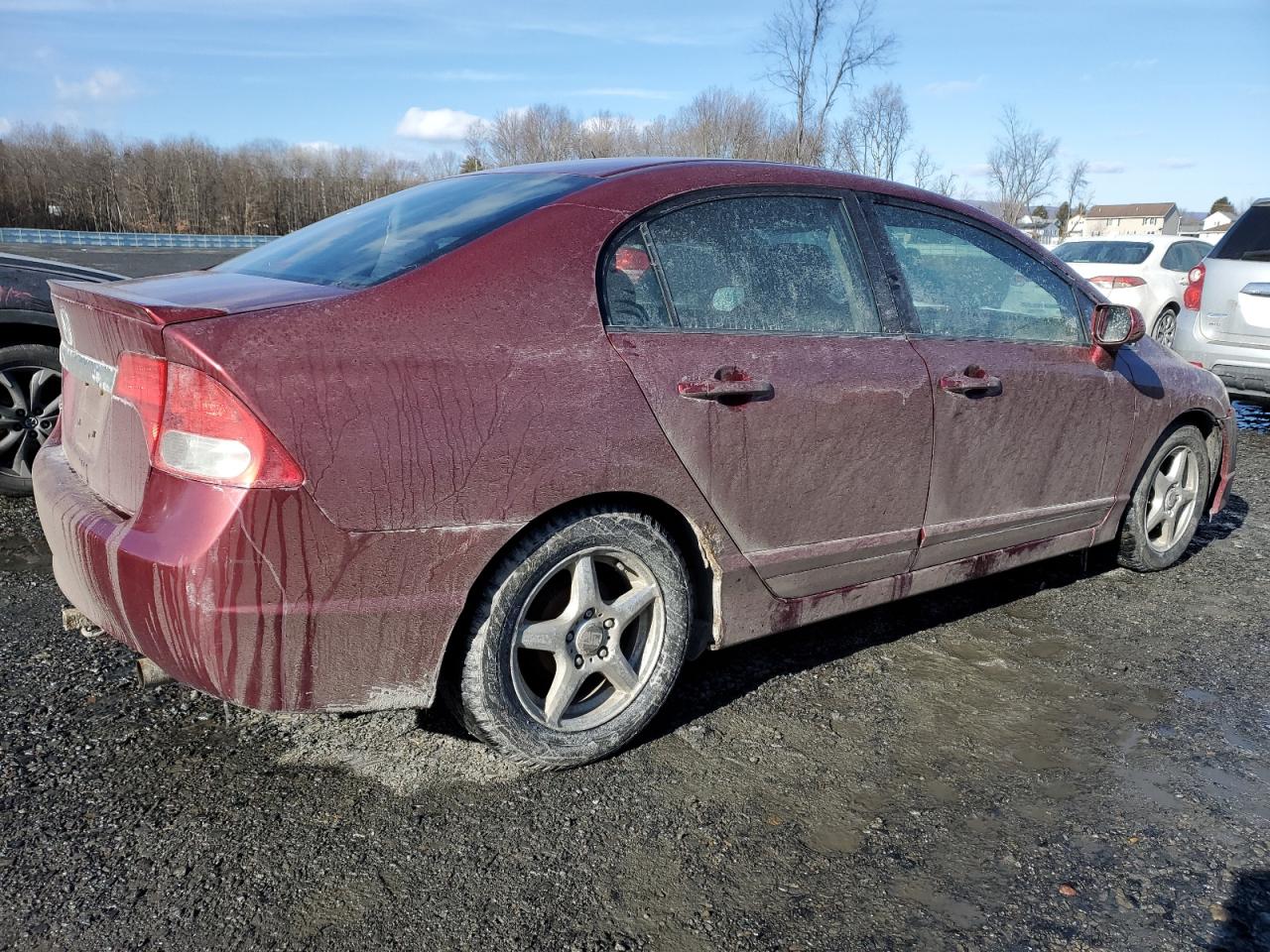 2009 Honda Civic VIN 2HGFA16659H541922 Copart auction photo, side damage thumbnail 3