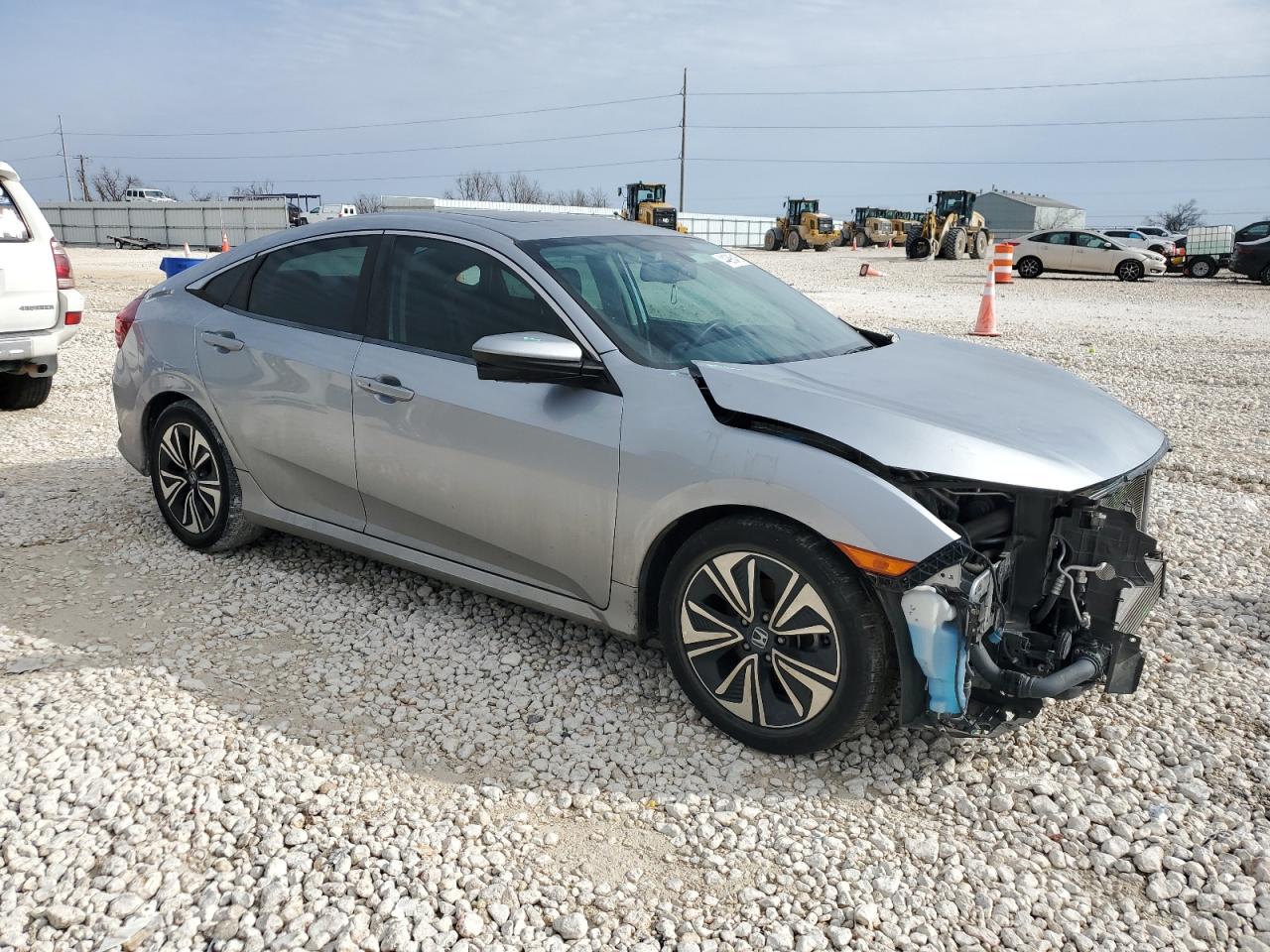 2016 Honda Civic VIN 19XFC1F73GE044278 Copart auction photo, front end damage thumbnail 4