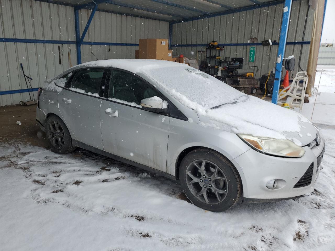 2013 Ford Focus VIN 1FADP3F29DL205480 Copart auction photo, rear end damage thumbnail 4