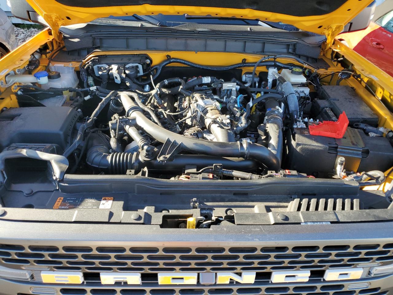 2022 Ford Bronco VIN 1FMEE5DP7NLA88722 Copart auction photo, water/flood damage thumbnail 11