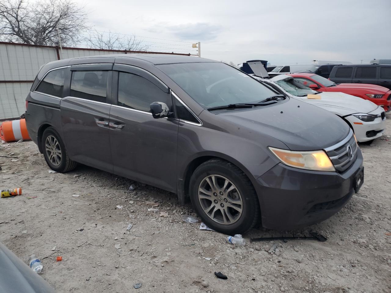 2012 Honda Odyssey VIN 5FNRL5H60CB048690 Copart auction photo, rear end / minor dent/scratches damage thumbnail 4