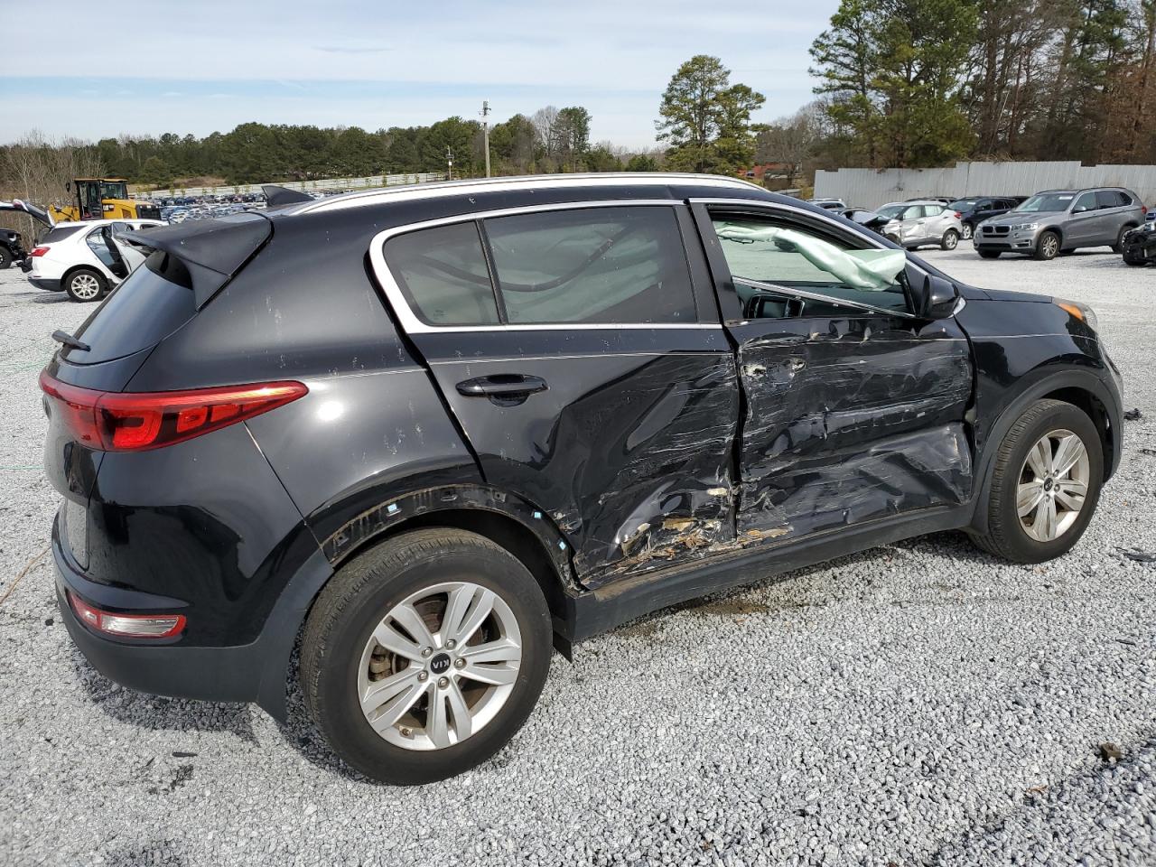 2019 KIA Sportage VIN KNDPM3AC0K7565940 Copart auction photo, side damage thumbnail 3
