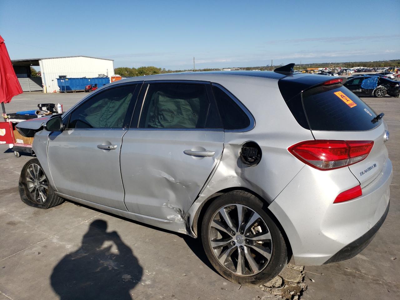 2018 Hyundai Elantra VIN KMHH35LE3JU042294 Copart auction photo, front end / side damage thumbnail 2