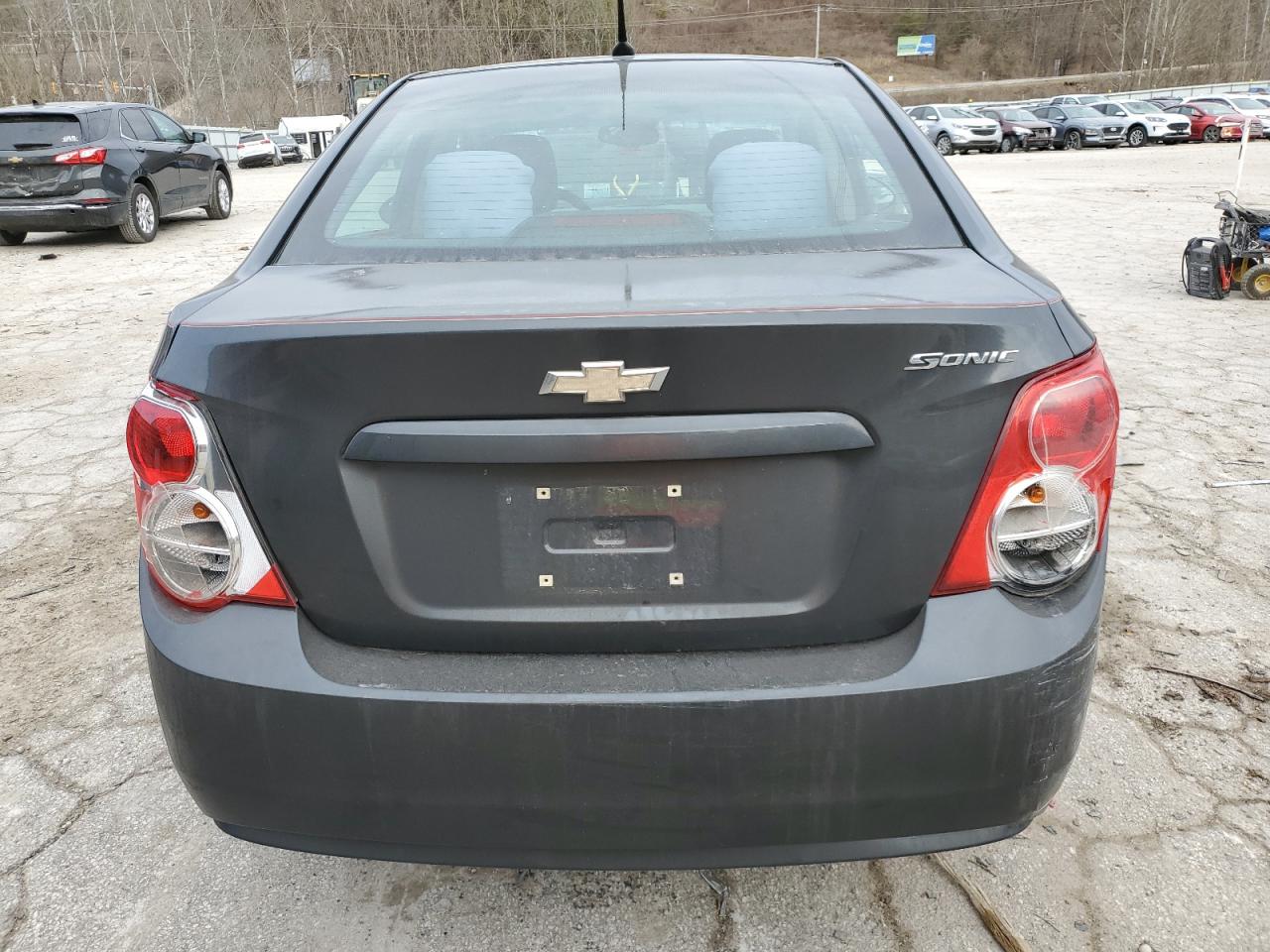 2014 Chevrolet Sonic VIN 1G1JA5SH9E4238102 Copart auction photo, rear end / side damage thumbnail 6