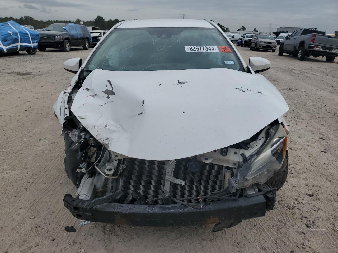 2017 Toyota Corolla VIN 5YFBURHE7HP645179 Copart auction photo, all over damage thumbnail 5
