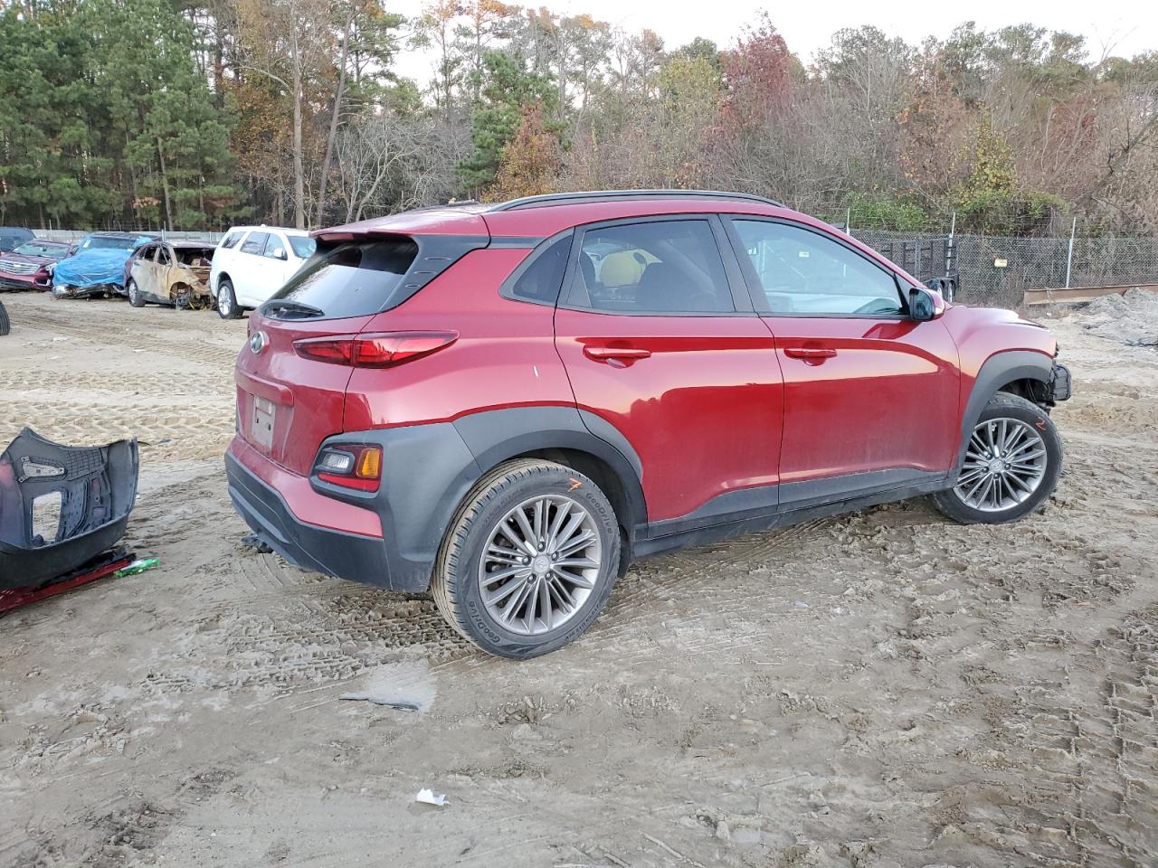 2018 Hyundai Kona VIN KM8K22AA4JU146638 Copart auction photo, front end / minor dent/scratches damage thumbnail 3