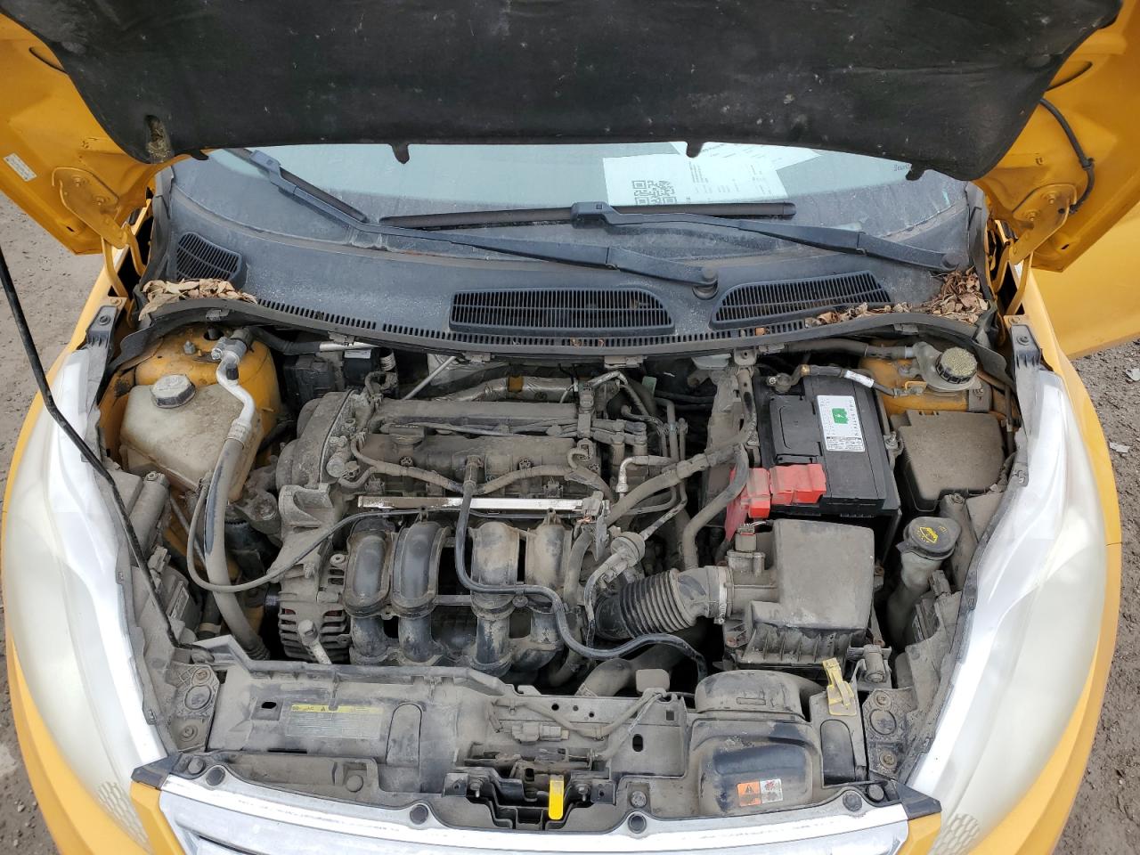 2011 Ford Fiesta VIN 3FADP4CJ8BM134141 Copart auction photo, rear end / mechanical damage thumbnail 11