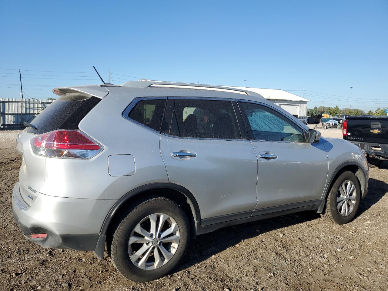 2014 Nissan Rogue VIN 5N1AT2MV1EC794067 Copart auction photo, rear end damage thumbnail 3