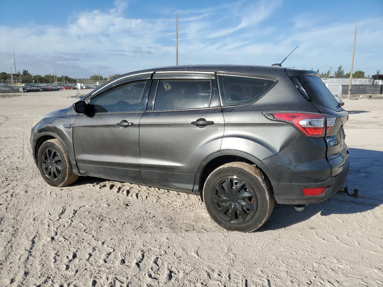 2017 Ford Escape VIN 1FMCU0F73HUA58089 Copart auction photo, side / rear end damage thumbnail 2