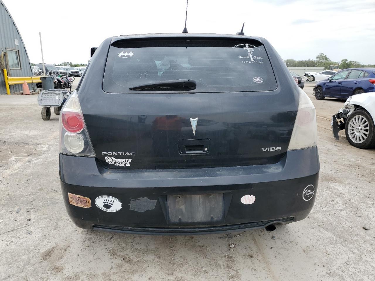 2009 Pontiac Vibe VIN 5Y2SP67059Z427437 Copart auction photo, front end / side damage thumbnail 6