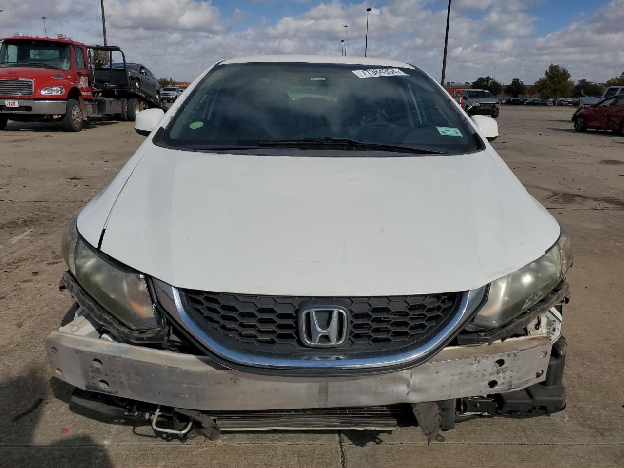 2013 Honda Civic VIN 19XFB2F55DE081030 Copart auction photo, front end / minor dent/scratches damage thumbnail 5