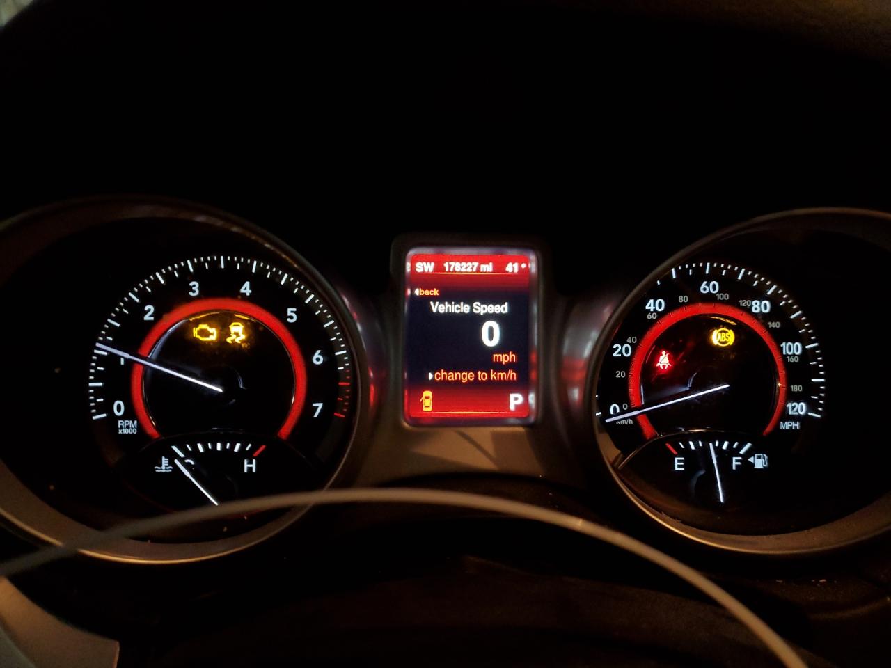 2014 Dodge Journey VIN 3C4PDDAG0ET227107 Copart auction photo, burn damage thumbnail 9