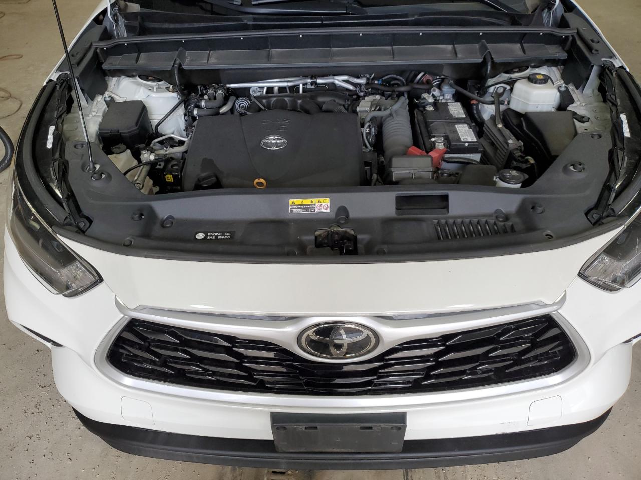 2021 Toyota Highlander VIN 5TDGZRBHXMS539417 Copart auction photo, frame damage / side damage thumbnail 14